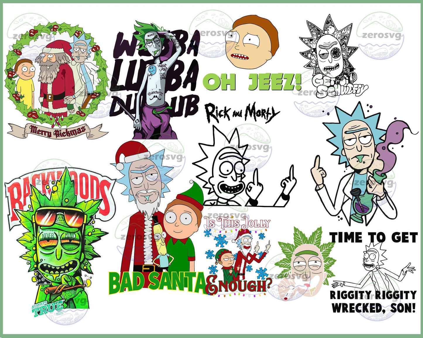 10+ file Rick and Morty bundle ,Rick and Morty Svg Png Dxf Eps , cricut , file cut , Silhouette, Digital Dowload