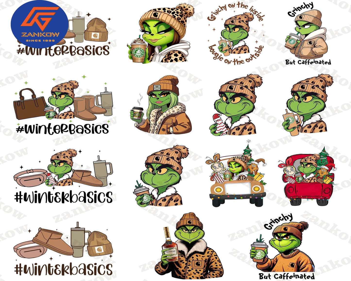 15+ Boujee Cartoon Leopard Png Bundle, Funny Bougie Christmas Png, Winter Basics Png, Caffeinated Cartoon Png, Digital Download ,Instant Download