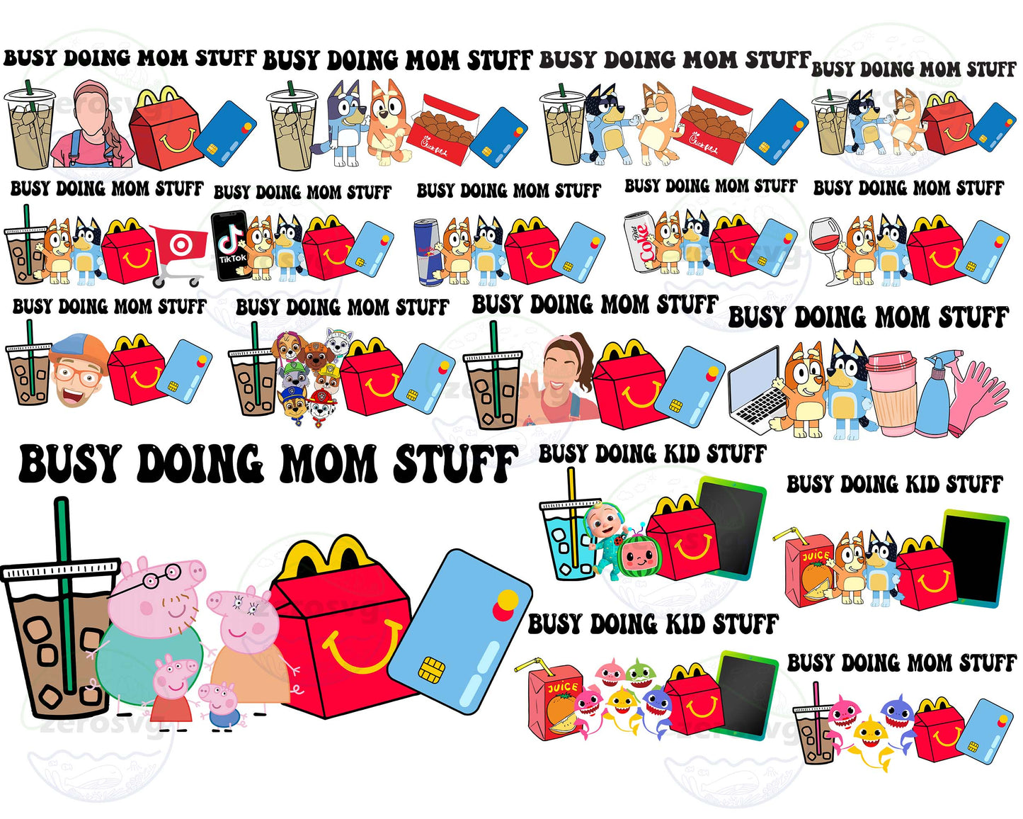 Busy Doing Mom Stuff Bundle PNG - 18+ file Busy Doing Mom Stuff bundle png , Busy Doing Mom Stuff png,  for Cricut, Silhouette, digital download