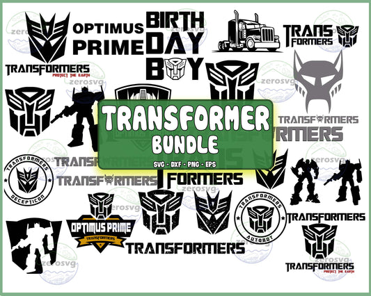 20 + file Transformers svg, Transformers logo, optimus prime svg, autobot svg, decepticon svg, megatron svg, Transformers bundle Svg Png Dxf Eps , cricut , file cut , Silhouette, Digital Dowload