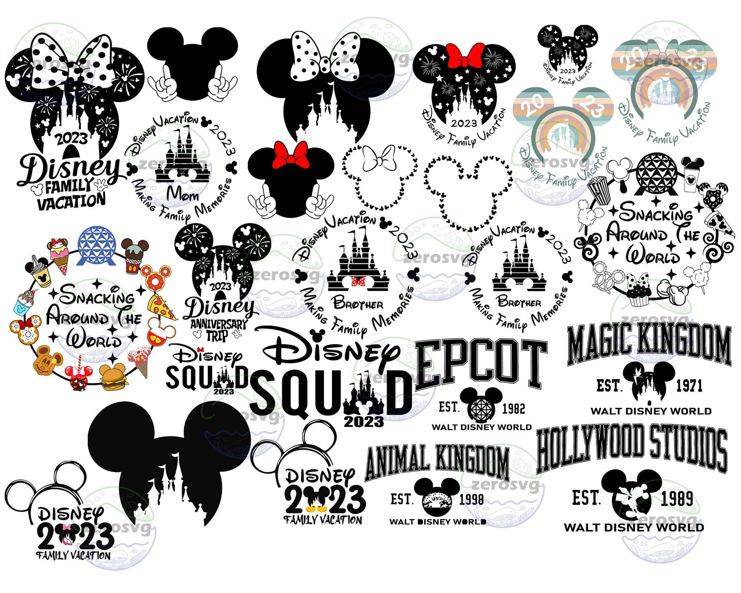 20 file Family Trip Svg, Snacking Around The World SVG, EPS, PNG, DXF for Cricut, Silhouette