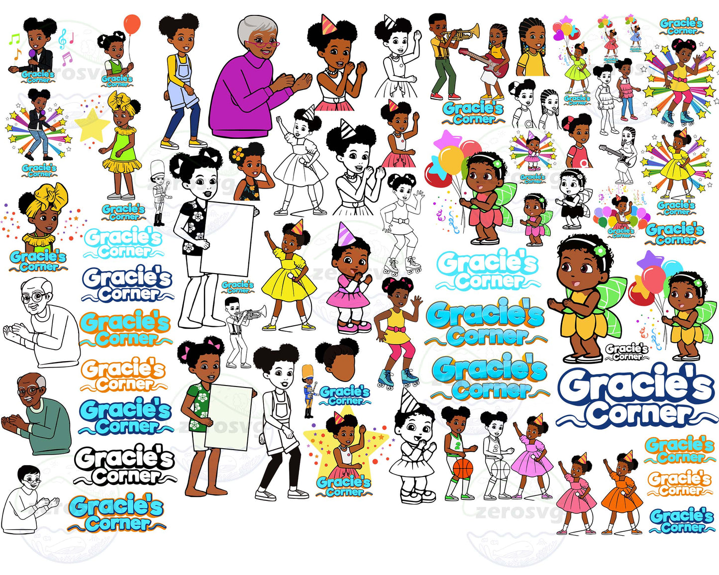 GRACIES SVG Bundle - 270+ file GRACIES mega bundle SVG, EPS, PNG, DXF for Cricut, Silhouette