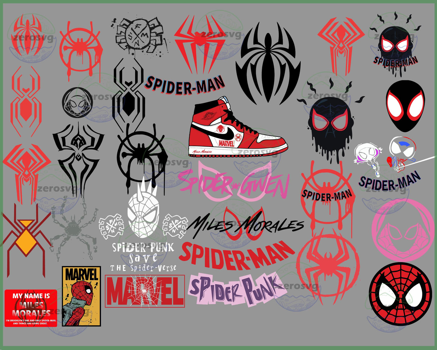 30+ file spider-man svg , Spider-man across the spider verse Svg Png Dxf Eps , cricut , file cut , Silhouette, Digital Dowload