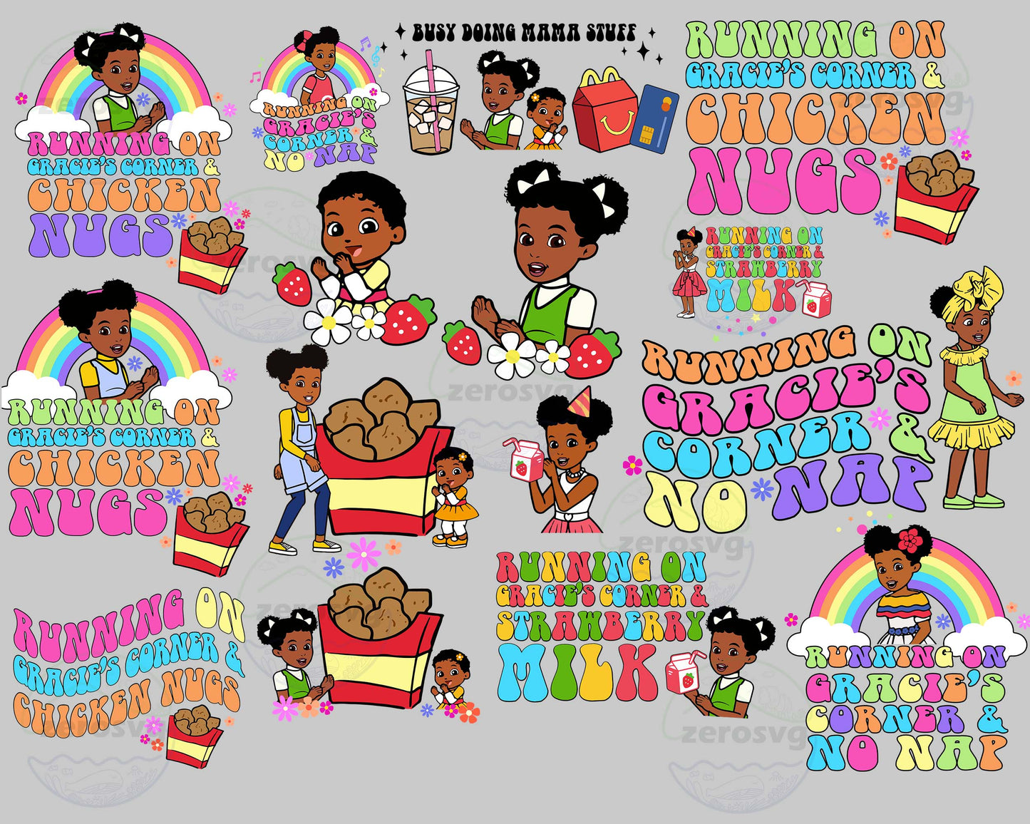 Running gracie SVG Bundle - 50+ file Running gracie bundle SVG, EPS, PNG, DXF for Cricut, Silhouette, digital download