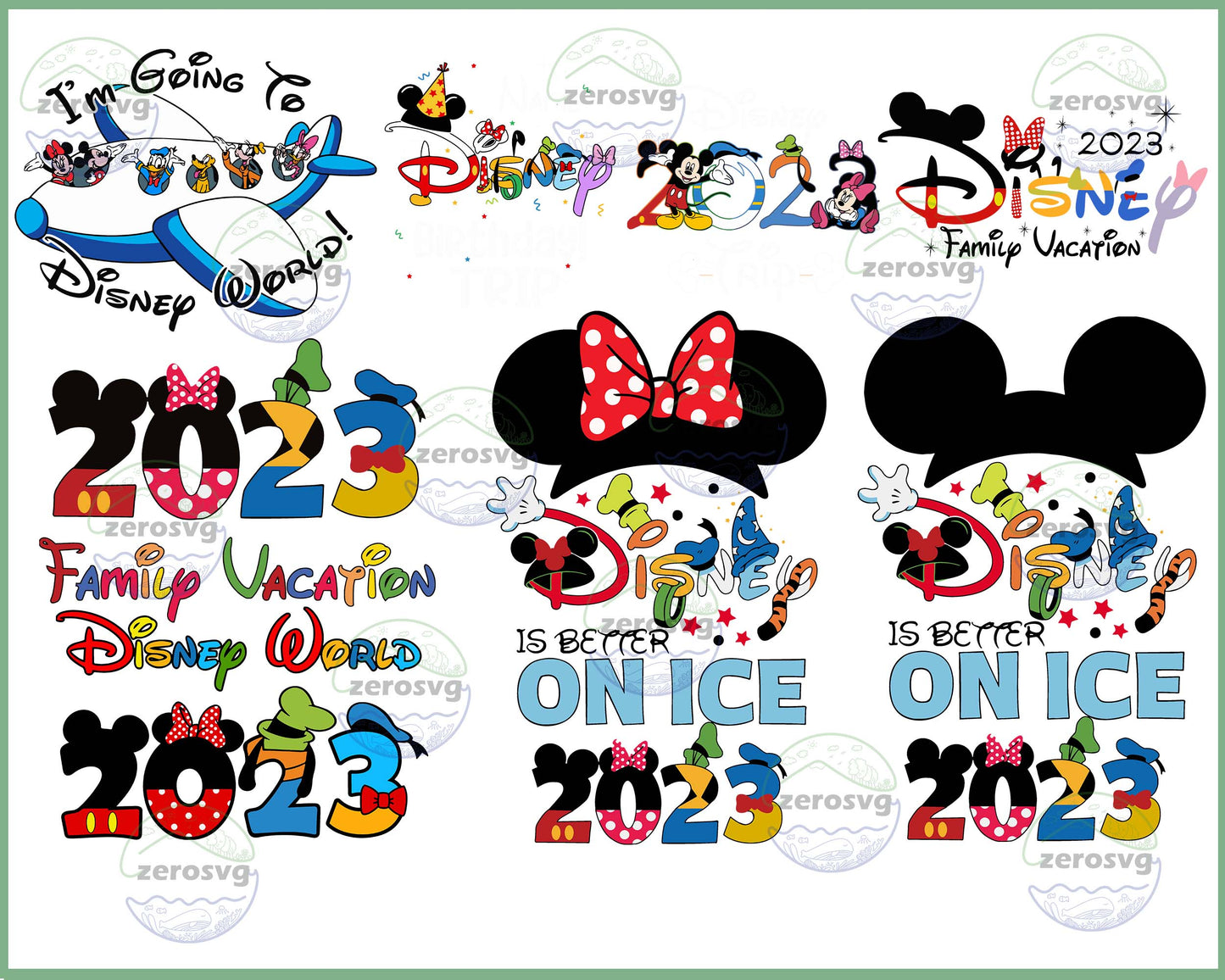 7 file Family Trip Svg, 2023 Family Vacation Svg, Vacay Mode Svg, Magical Kingdom Svg Png Dxf Eps , cricut , file cut , Silhouette, Digital Dowload