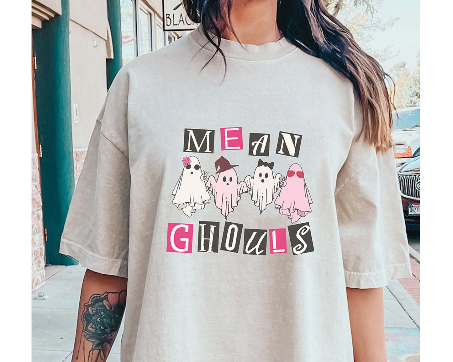 Halloween Mean Ghouls Png, Halloween Mean Girls Png, Pink Halloween Png , Digital Download ,Instant Download