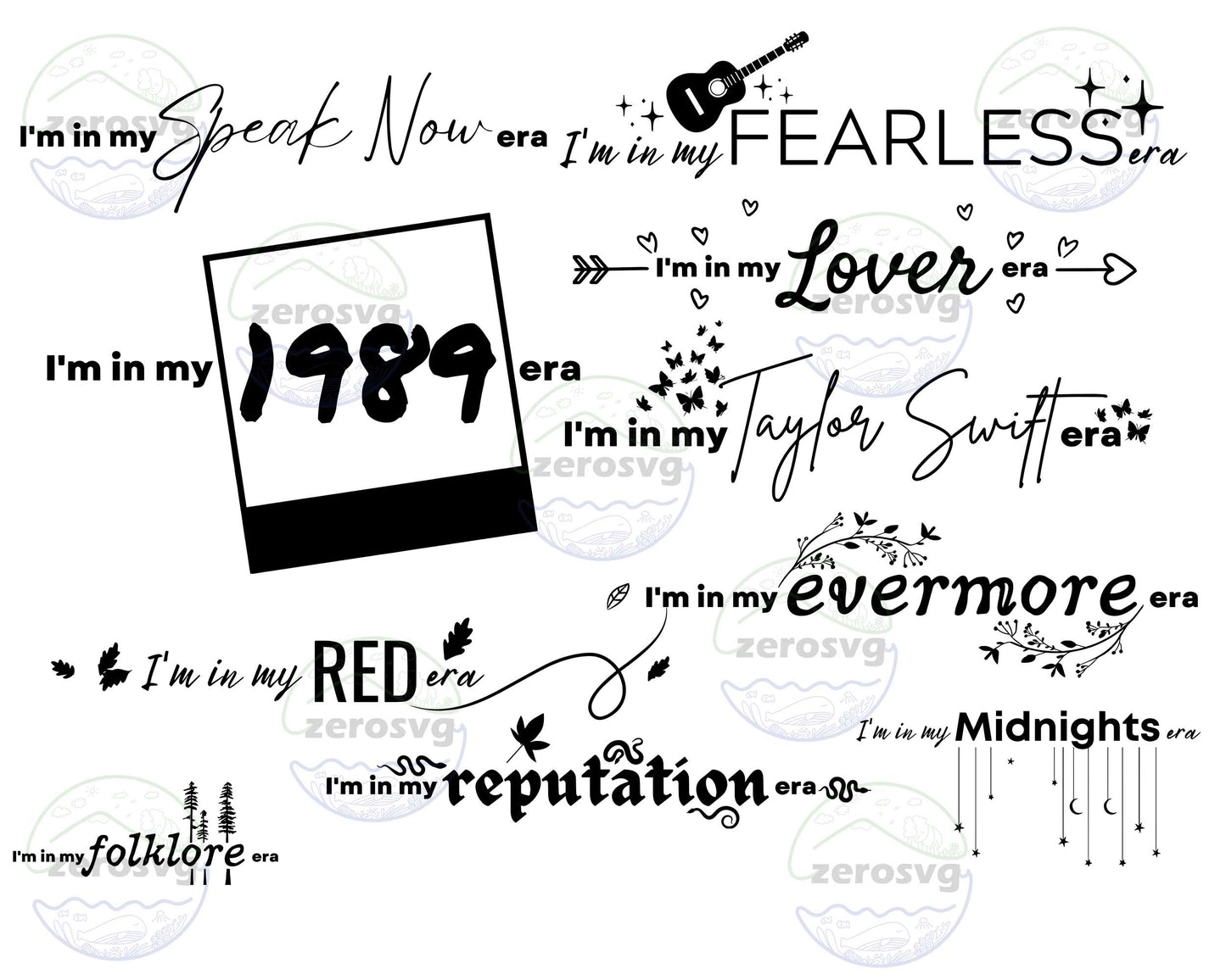 Taylor Swift svg, 10+ file Taylor Swift Album svg bundle, Eras Tour SVG DXF EPS PNG, Different File Types , Cutting Image, File Cut , Digital Download, Instant Download