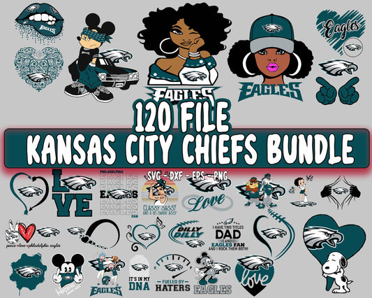 Philadelphia - Eagles SVG , 120 file Philadelphia Eagles SVG Bundle , NFL SVG , Philadelphia-Eagles svg dxf eps png , digital download, cricut, file cut