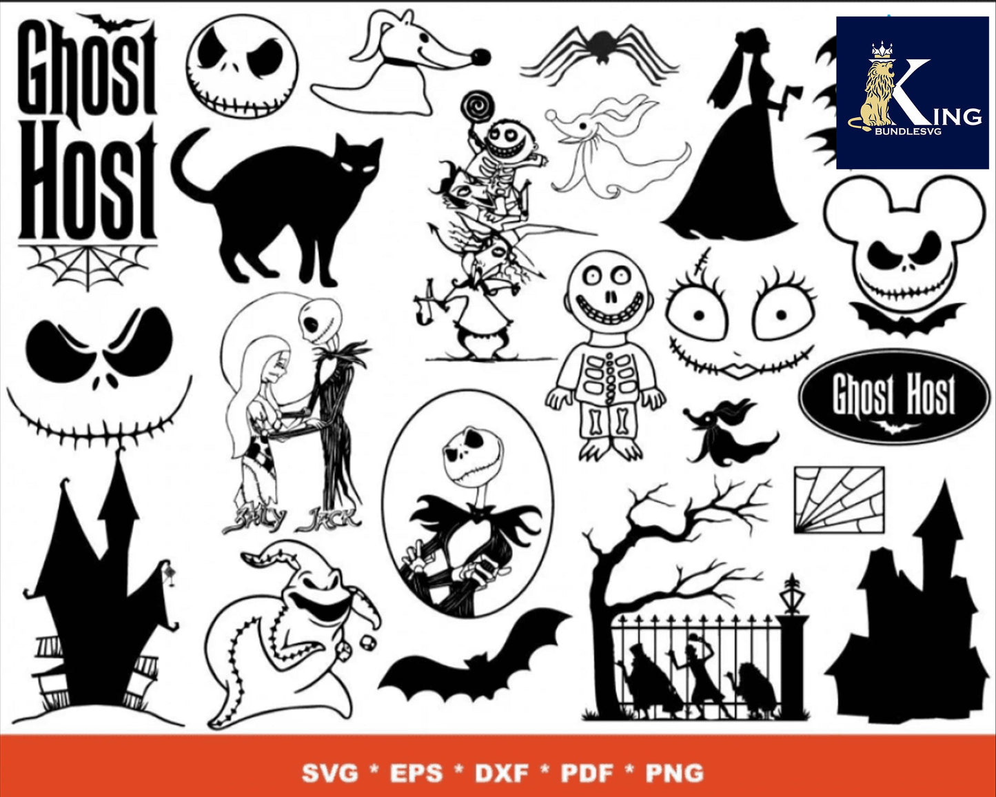 1700+ file Nightmare Before Christmas Bundle SVG ,Bundle christmas SVG DXF EPS PNG, file cut, cricut, for Cricut, Silhouette