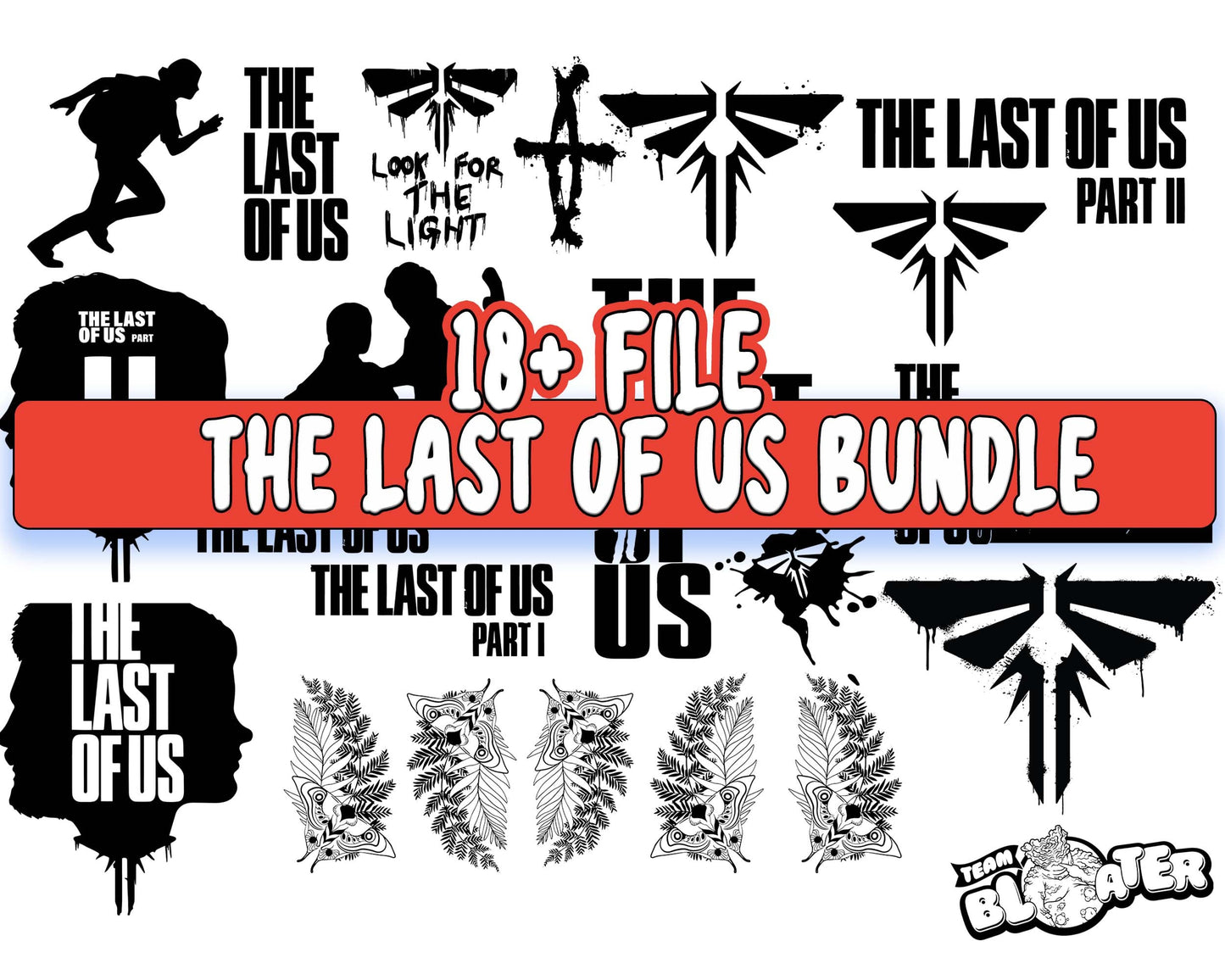 18+ file The last of us bundle svg, The last of us SVG DXF EPS PNG  , cricut , file cut, for Cricut, Silhouette , digital download, Instant Download