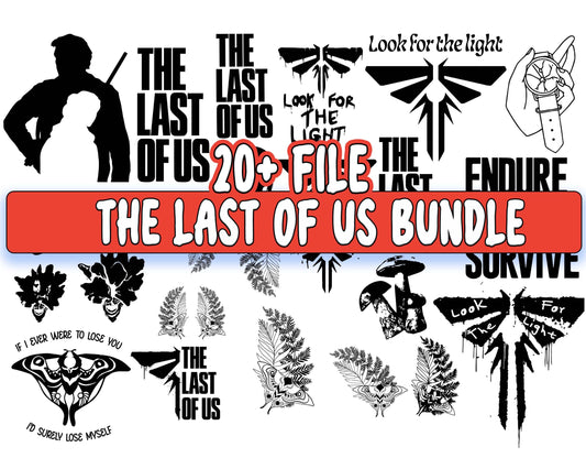 20+ file The last of us bundle svg, The last of us SVG DXF EPS PNG  , cricut , file cut, for Cricut, Silhouette , digital download, Instant Download