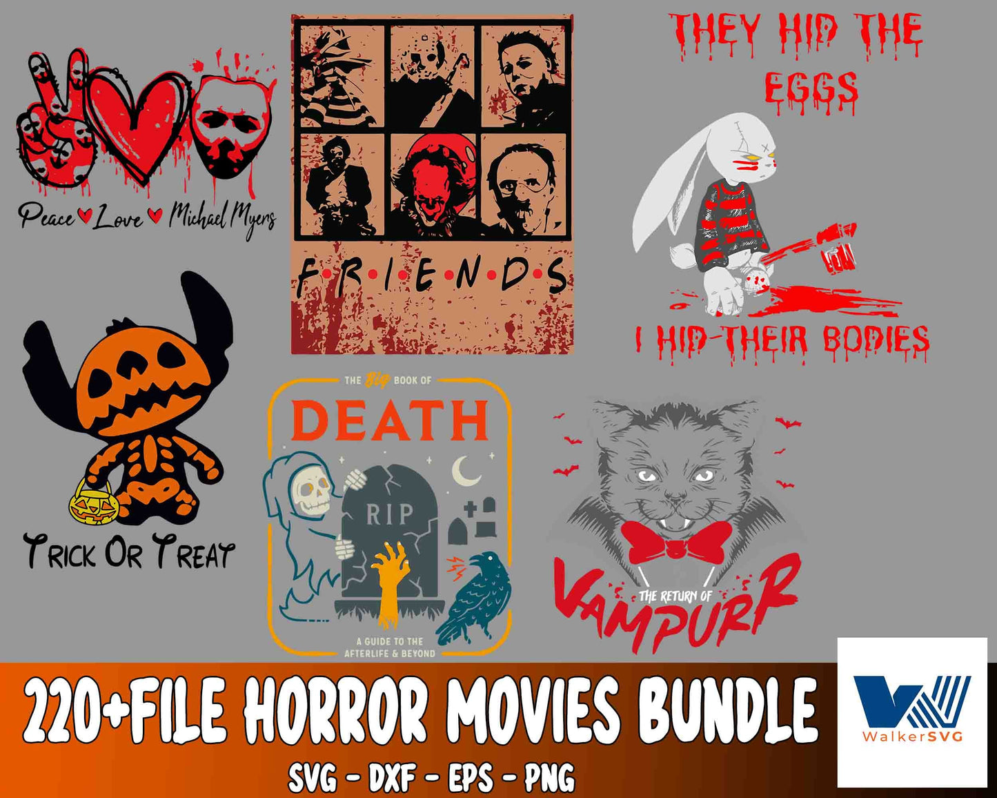 Horror movies bundle SVG , 220+ file horror movies bundle svg ,bundle Halloween svg , file cut , for Cricut, Silhouette , digital download