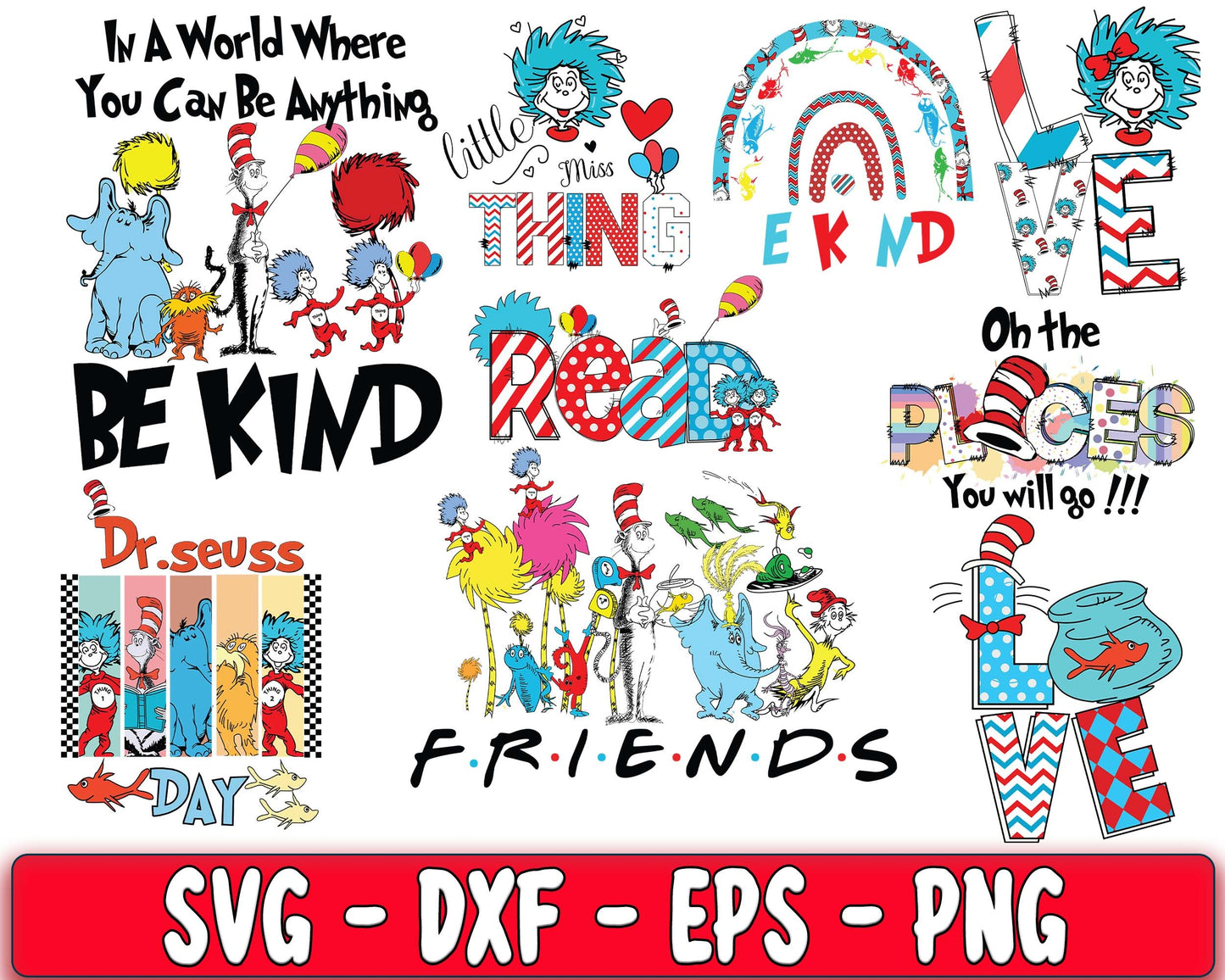 30+ file Dr Seuss Bundle svg,Green Eggs and Ham,Cat in The Hat Svg,Kids Svg,Teacher SVG, EPS, PNG, DXF , cricut , file cut, for Cricut, Silhouette , digital download, Instant Download