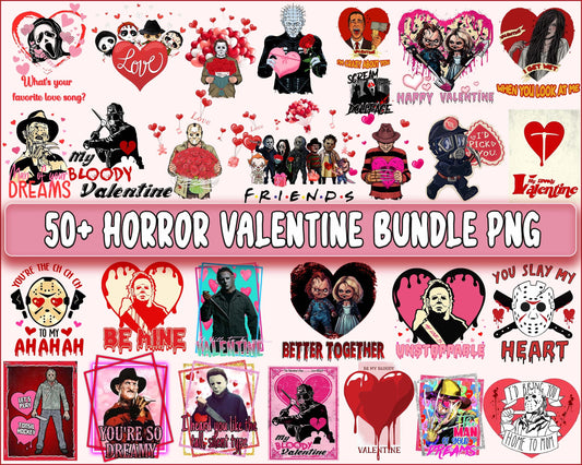 50+ Horror Valentine bundle  PNG , Horror Valentine PNG, Cutting Image, File Cut , Digital Download, Instant Download