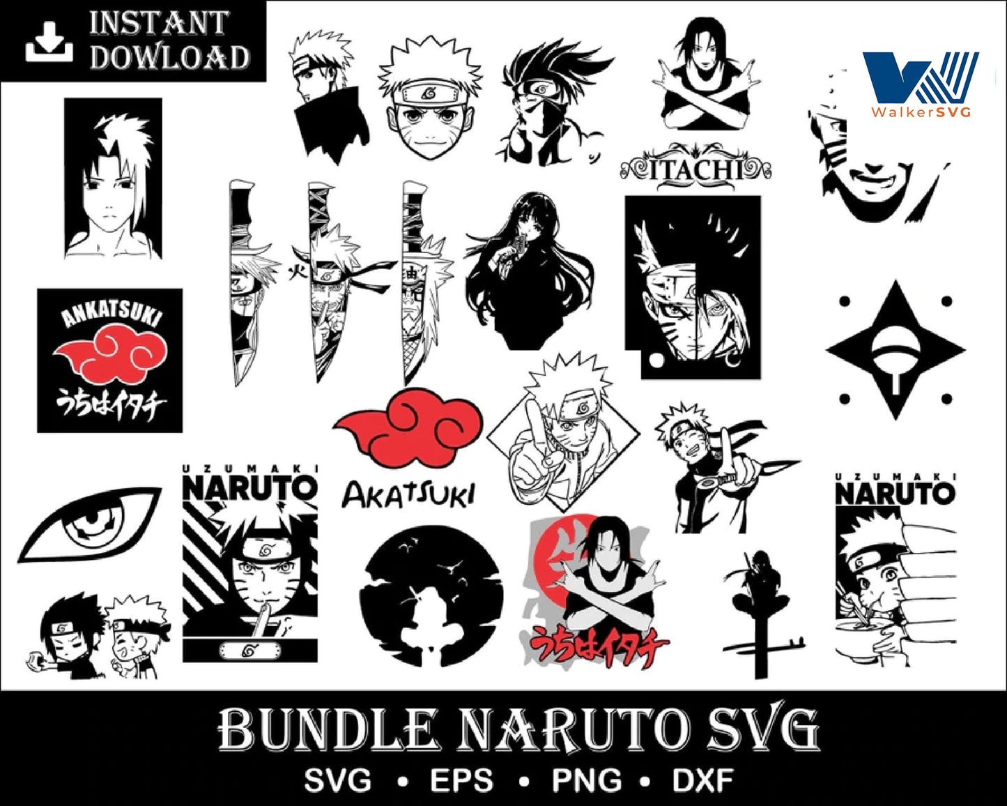 65+ file Naruto Png, Bundles Naruto  SVG , Silhouette art  , Cricut , File cut , Vector file , Silhouette Digital Dowload