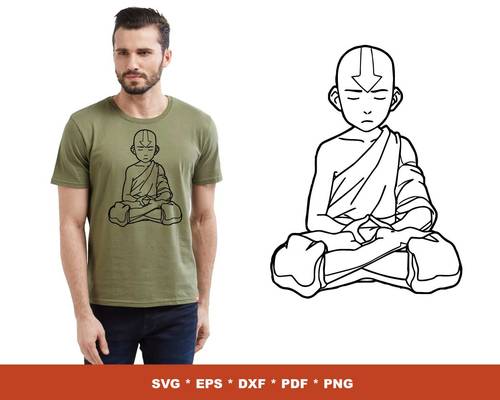 The Last Airbender SVG Bundle - 100+ files The Last Airbender SVG, EPS, PNG, DXF for Cricut, Silhouette