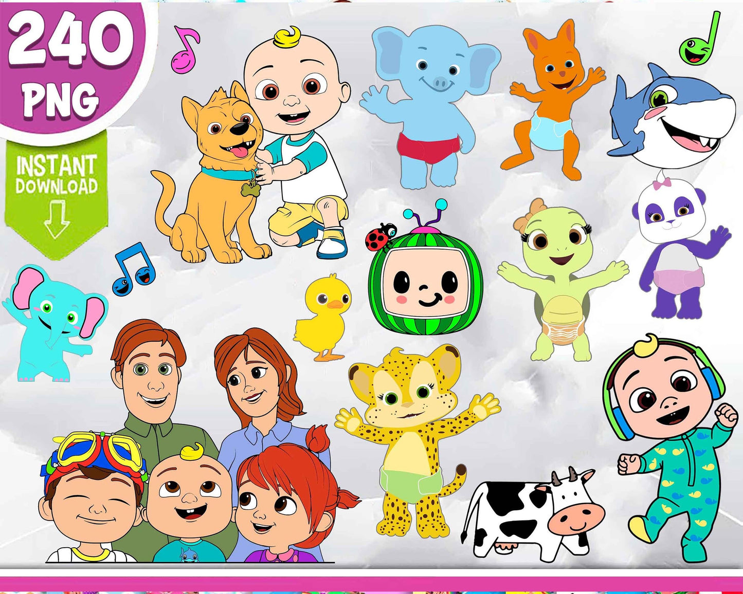 Cocomelon Christmas Bundle SVG , 850+ file Cocomelon Christmas bundle PNG SVG DXF EPS , cricut , file cut , Silhouette, digital download, Instant Download