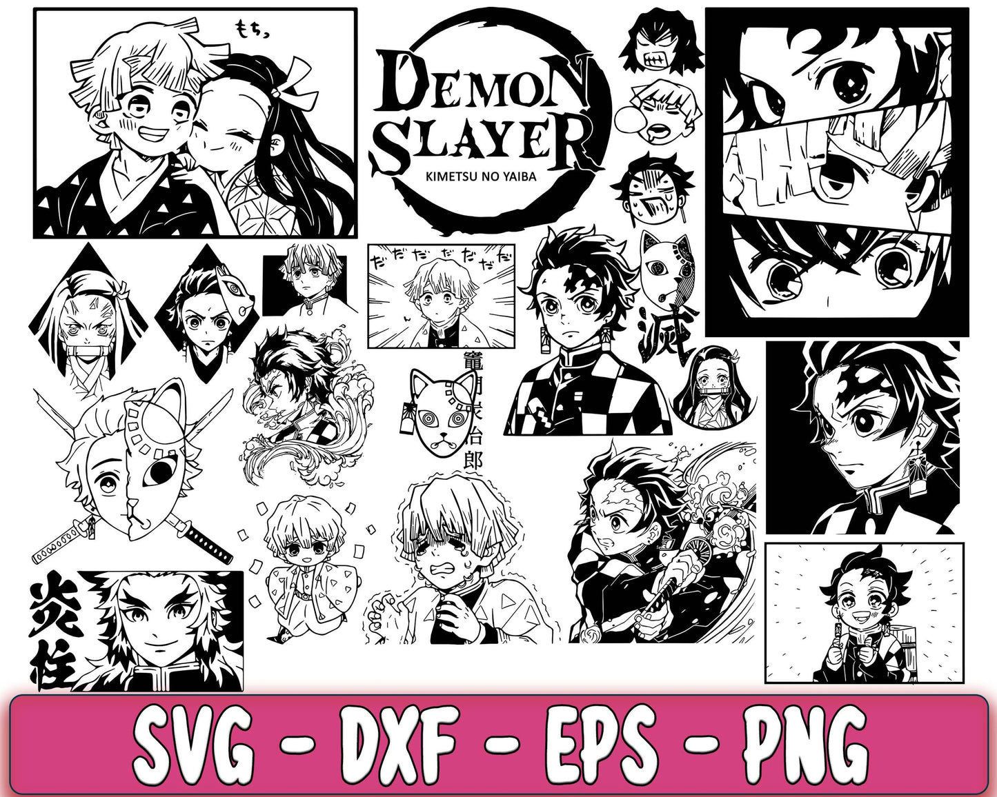20+ file Anime Bundle SVG, Anime svg SVG EPS DXF PNG , Cutting Image, cricut , file cut , digital download ,Instant Download