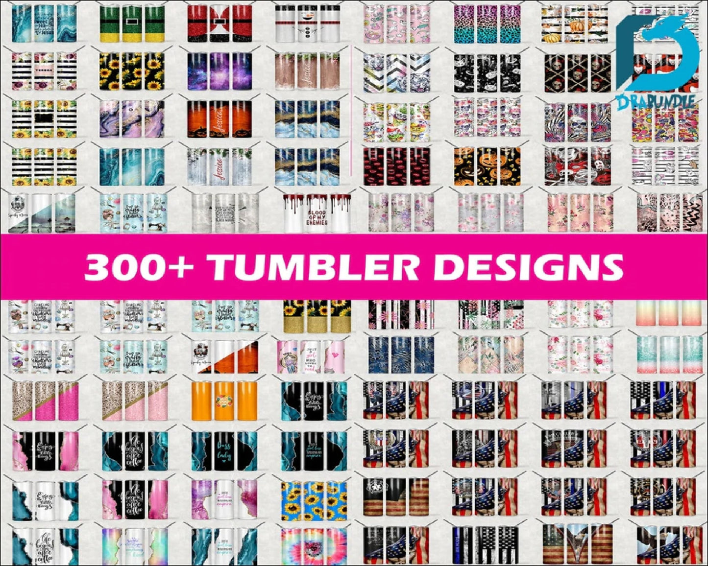 24,000+ Tumbler Designs Bundle PNG High Quality, Designs 20 oz sublimation, Bundle Design Template for Sublimation
