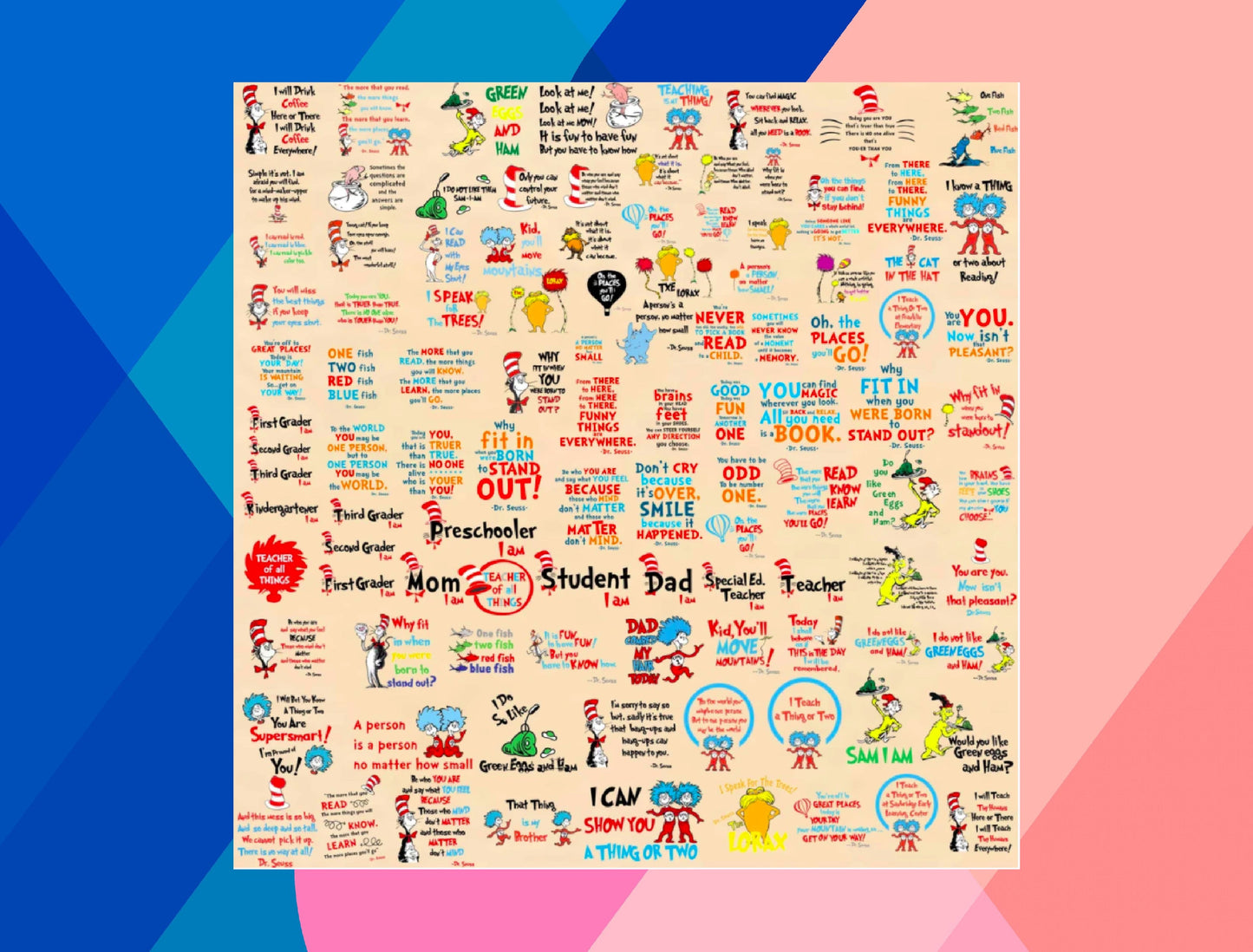 Dr Seuss SVG Bundle - 3750+ files Dr Seuss SVG, EPS, PNG, DXF for Cricut, Silhouette