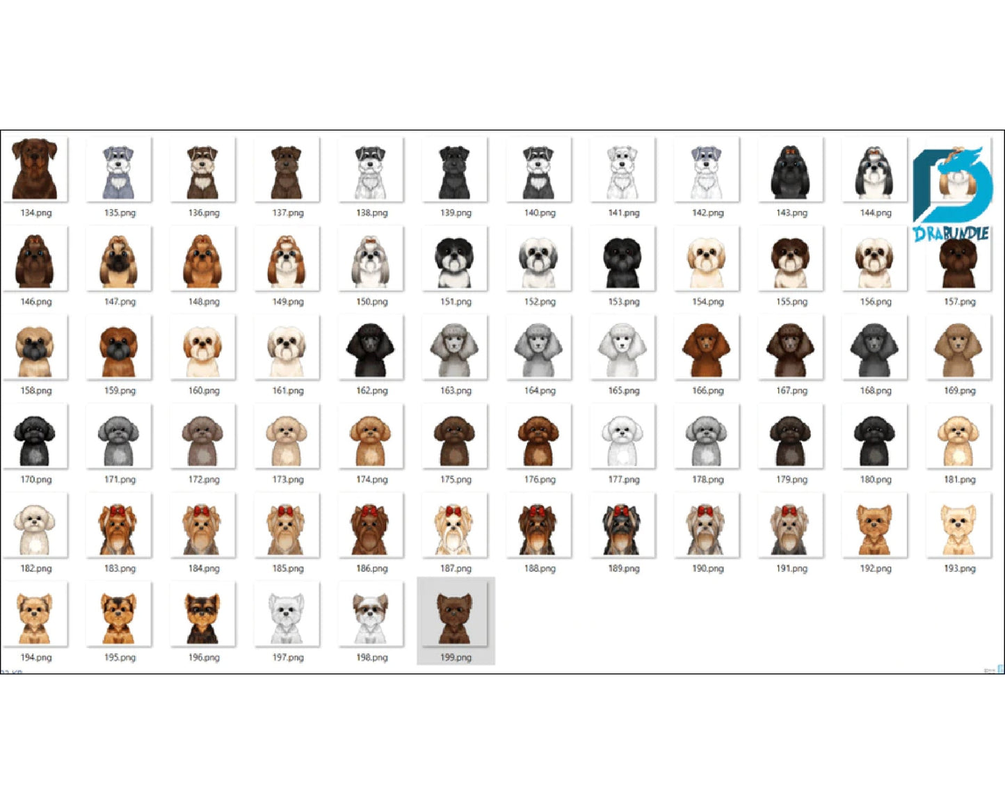 190+Bundle Dog PNG Digital Dowload