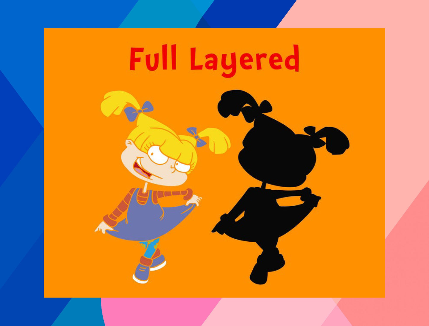 Rugrats SVG Bundle - 96+ files Rugrats SVG, EPS, PNG, DXF for Cricut, Silhouette