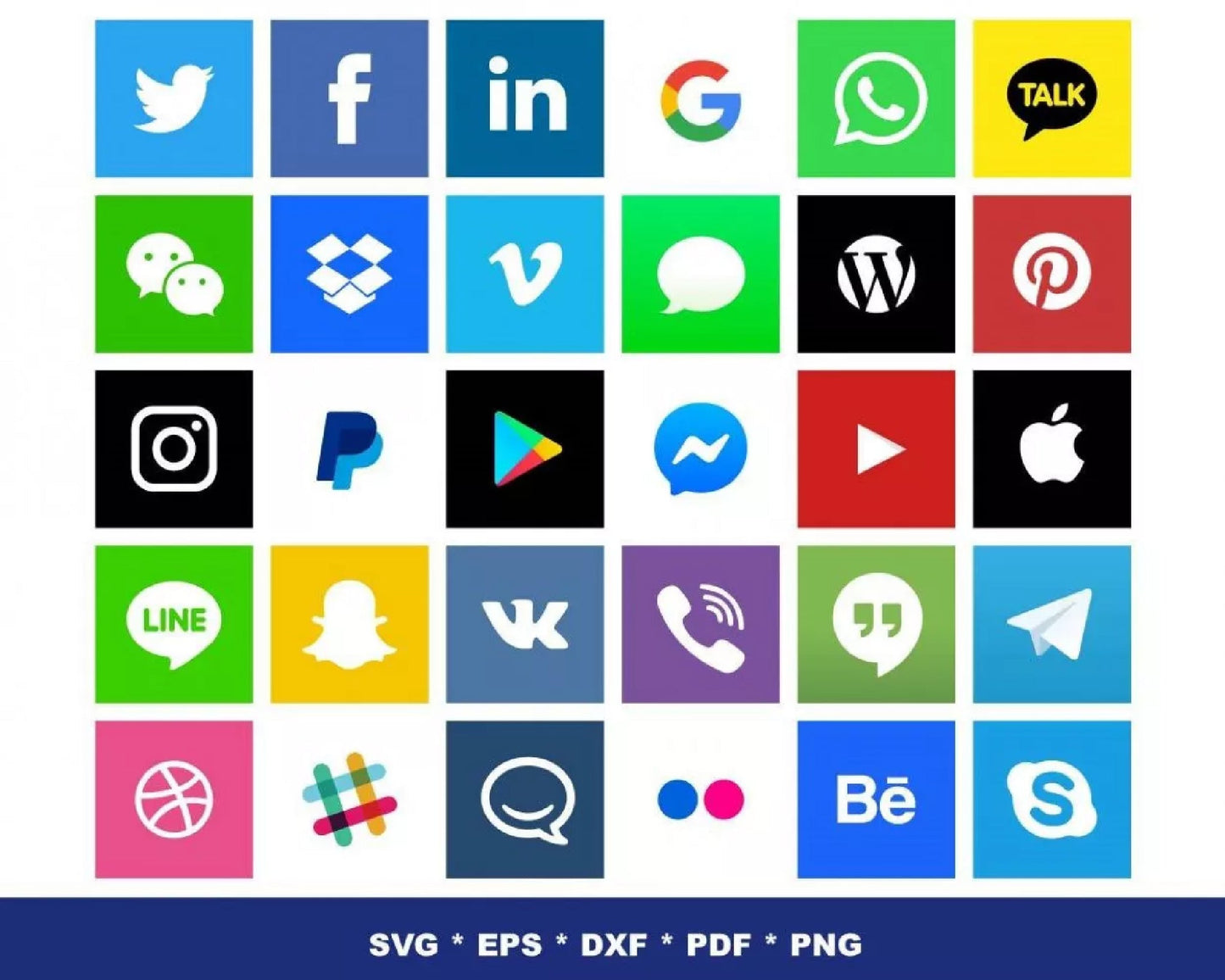 3000+ file Social Media SVG MEGA Bundle ,Cricut , File cut , Vector file , Silhouette Digital Dowload Digital Dowload