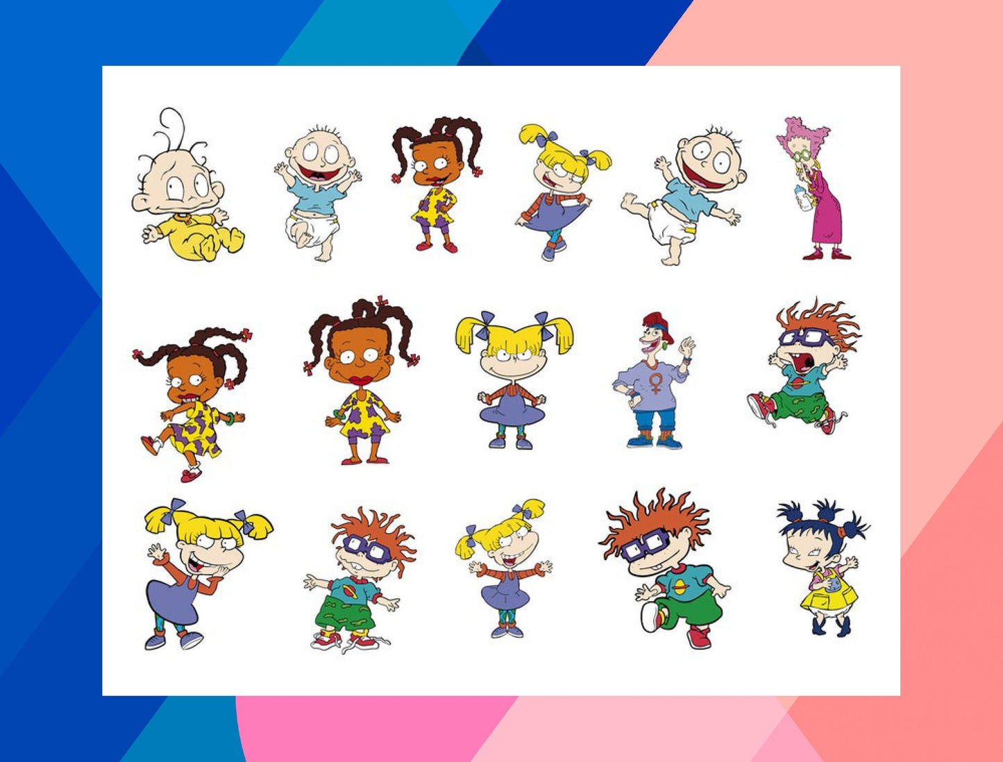 Rugrats SVG Bundle - 96+ files Rugrats SVG, EPS, PNG, DXF for Cricut, Silhouette