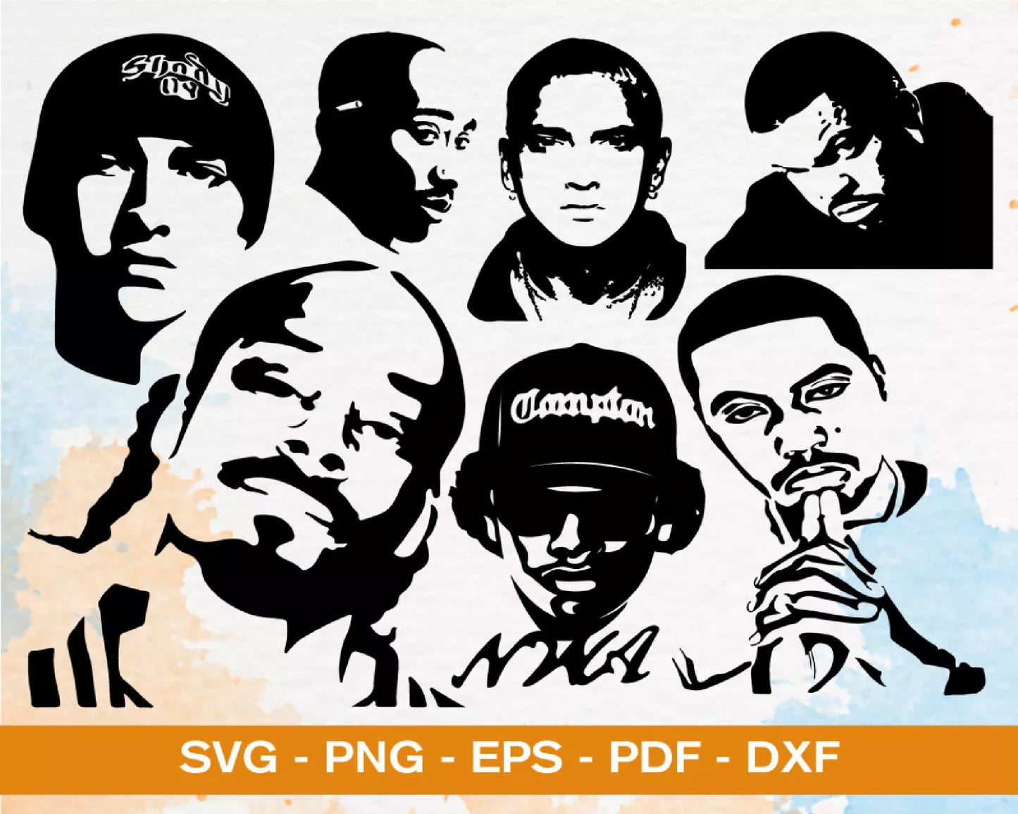 150+ file RAPPERS SVG BUNDLE , Cricut , File cut , Vector file , Silhouette Digital Dowload