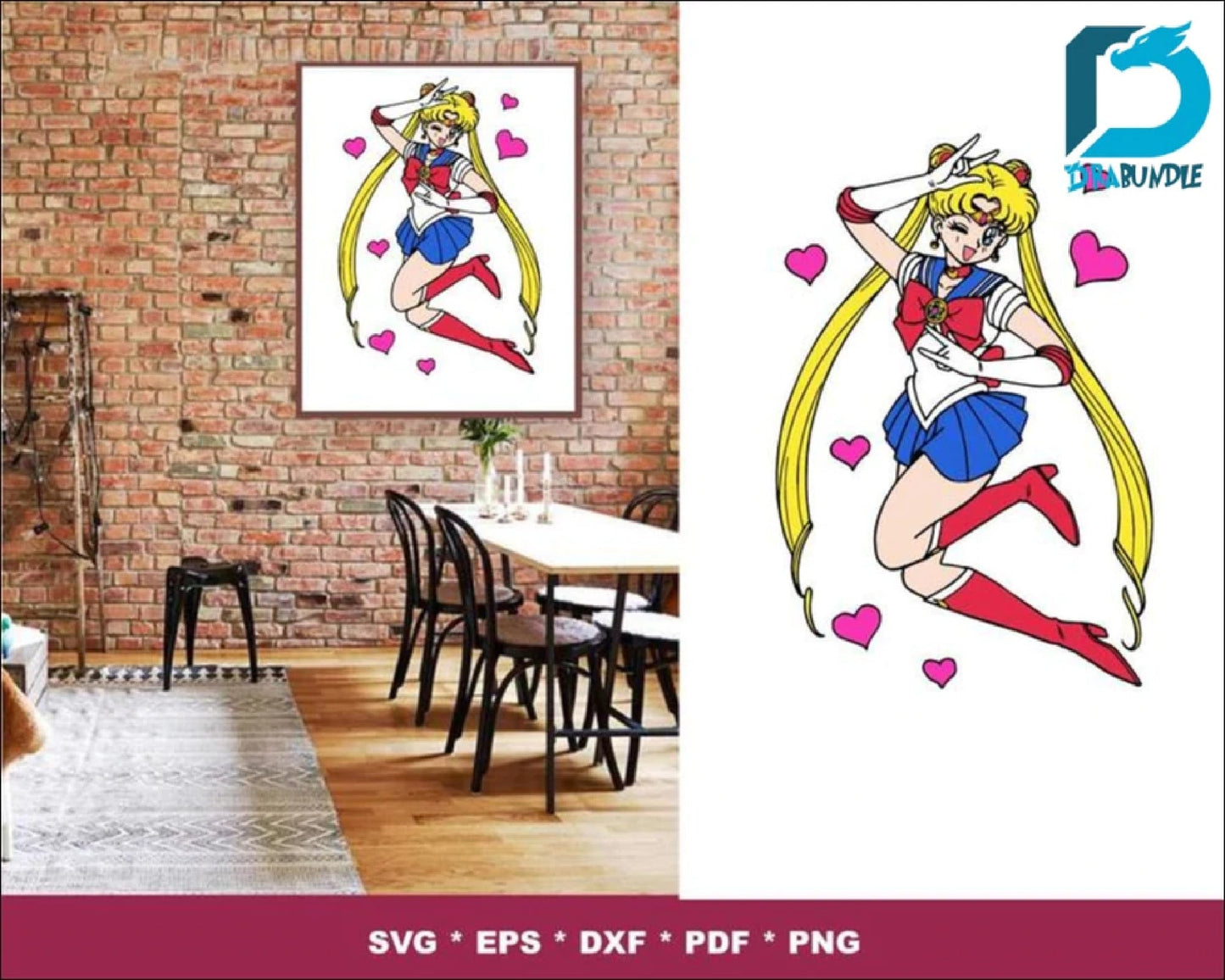 200+ Sailor Moon SVG, Feminist svg, Girls svg, woman svg, equal rights svg, cricut file, gender balance sticker