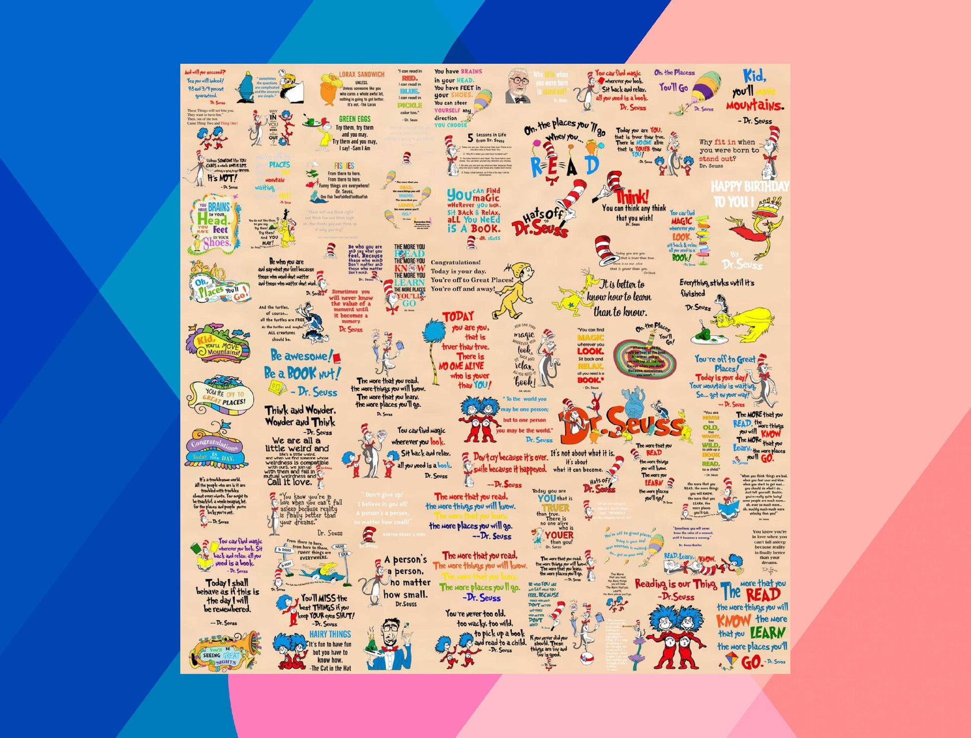 Dr Seuss SVG Bundle - 3750+ files Dr Seuss SVG, EPS, PNG, DXF for Cricut, Silhouette