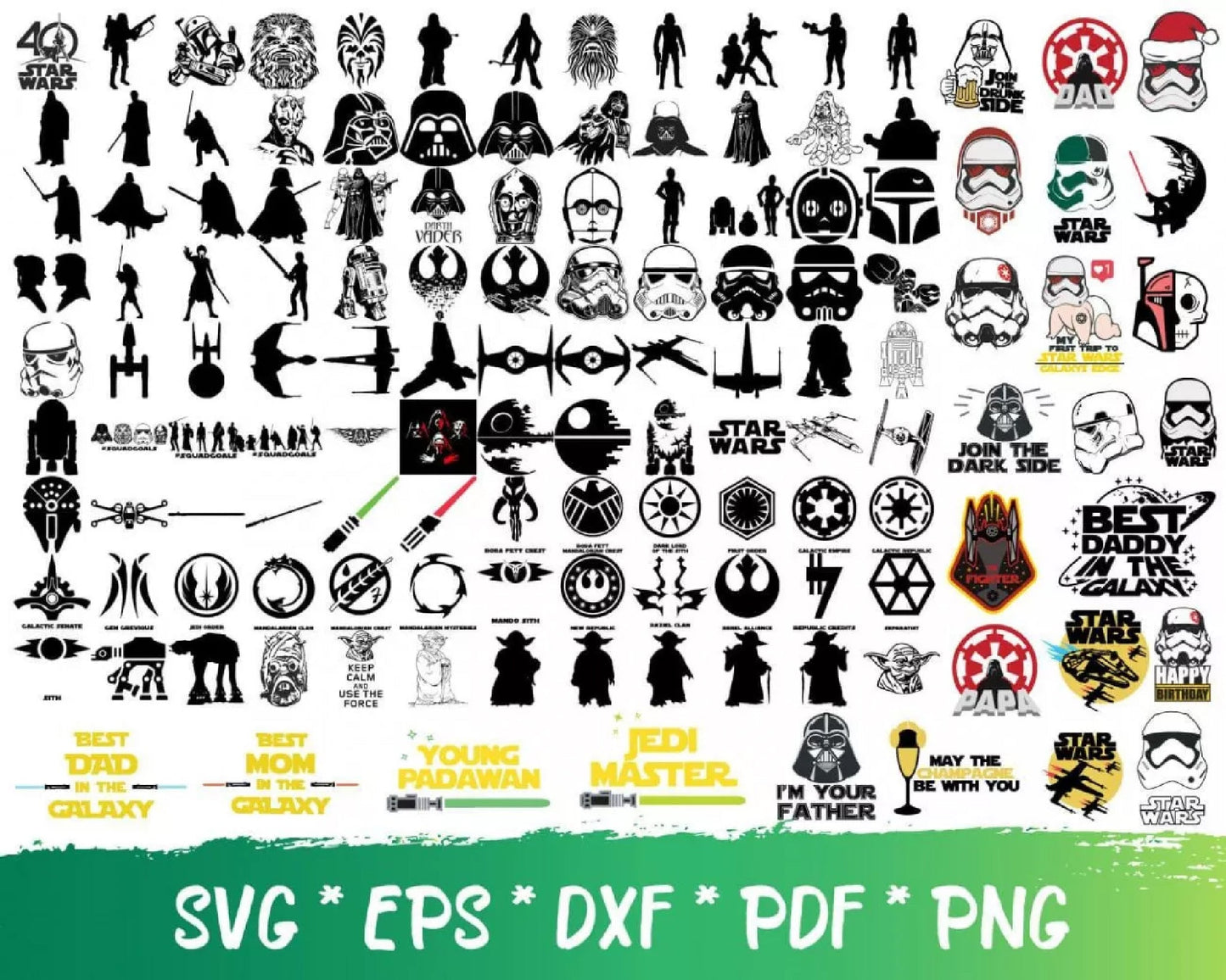 500+file Baby Yoda svg, bundle yoda svg, Stitch svg, yoda and stitch, baby yoda svg bundle, Vector file , Silhouette Digital Dowload