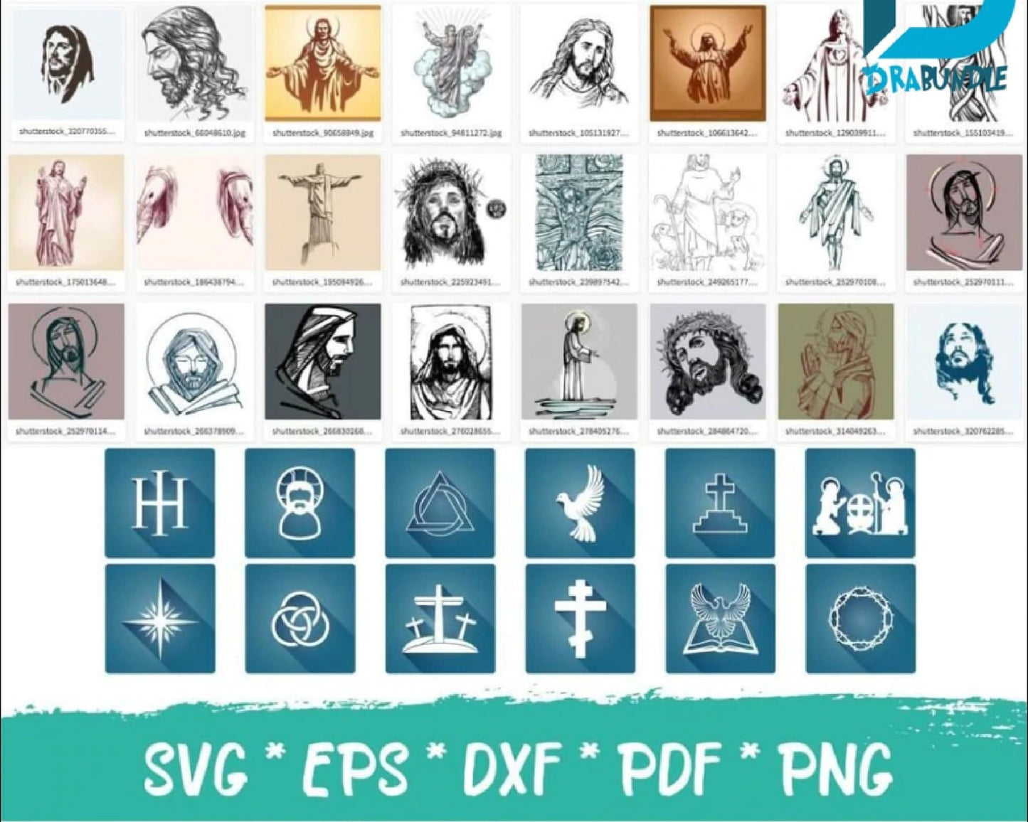 100+Christian SVG Bundle,Scripture Bundle,Digital Download, Bible Verse Bundle, Cut Files For Cricket, Jesus, God,Religious SVG