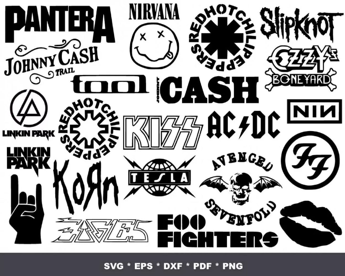 400+Rock Band Logo Bundle Svg, Rock Music Svg, Rock and Roll Bundle Svg, Rock Flames Svg, Cricut Cricut Cut Files, Silhouette Cut Files