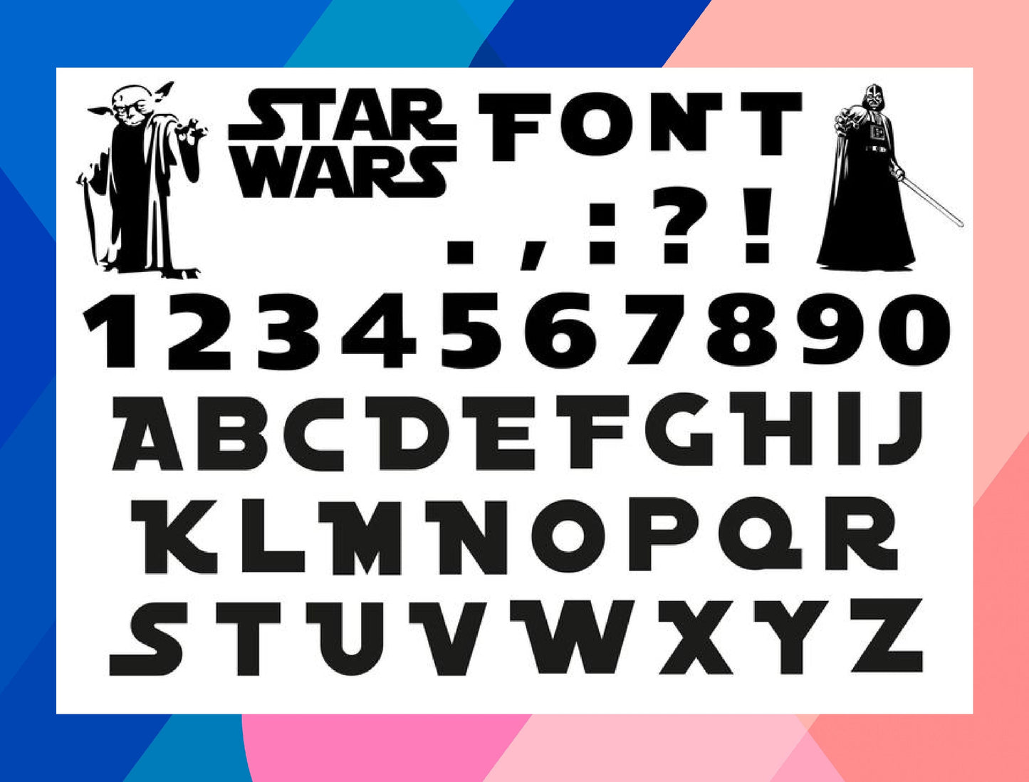 Star Wars SVG Bundle - 1800+ files Star Wars SVG, EPS, PNG, DXF for Cricut, Silhouette
