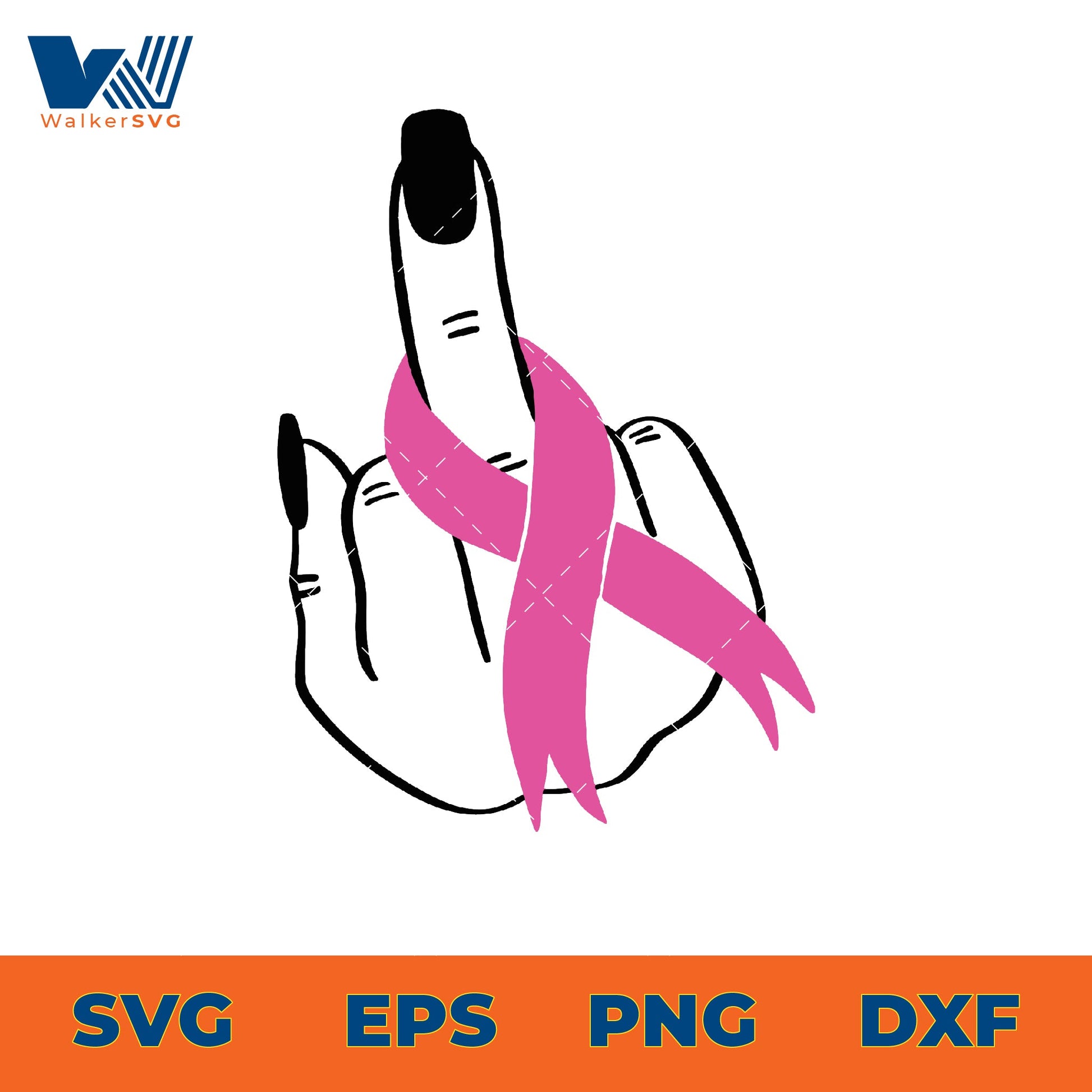 Fuck Breast Cancer SVG