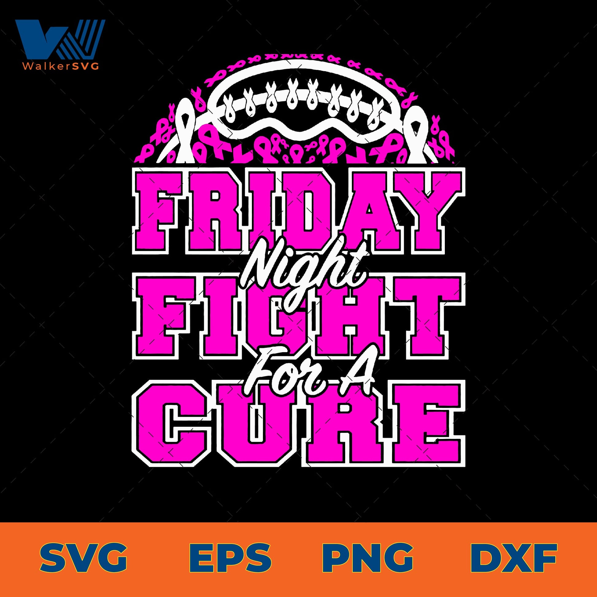 Friday Night Fight For A Cure SVG