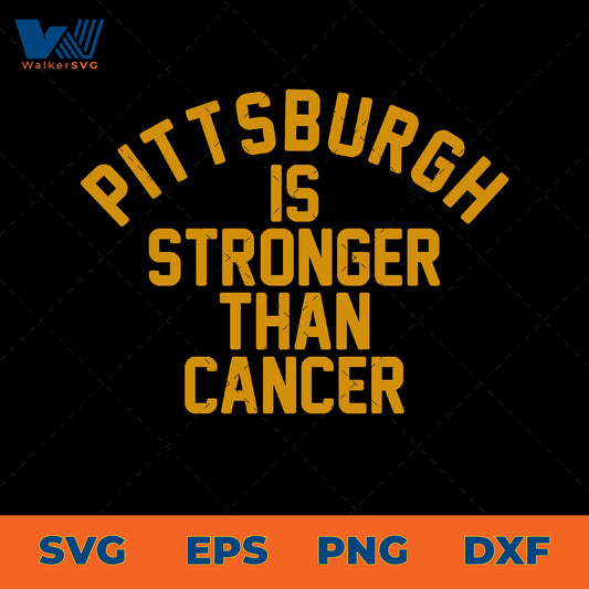 Pittsburgh Is Stronger Than Cancer SVG