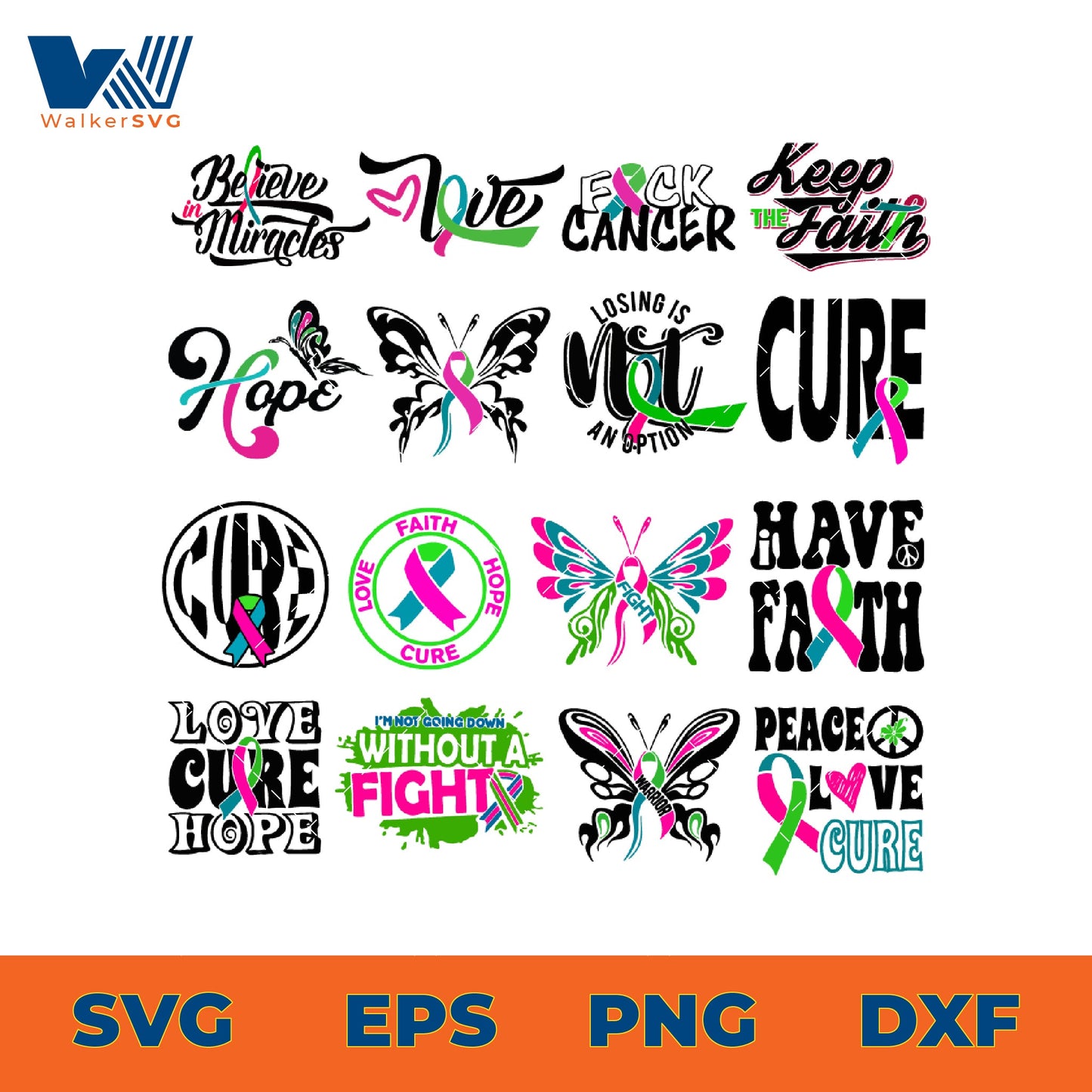 Metastatic Breast Cancer Awareness SVG Bundle