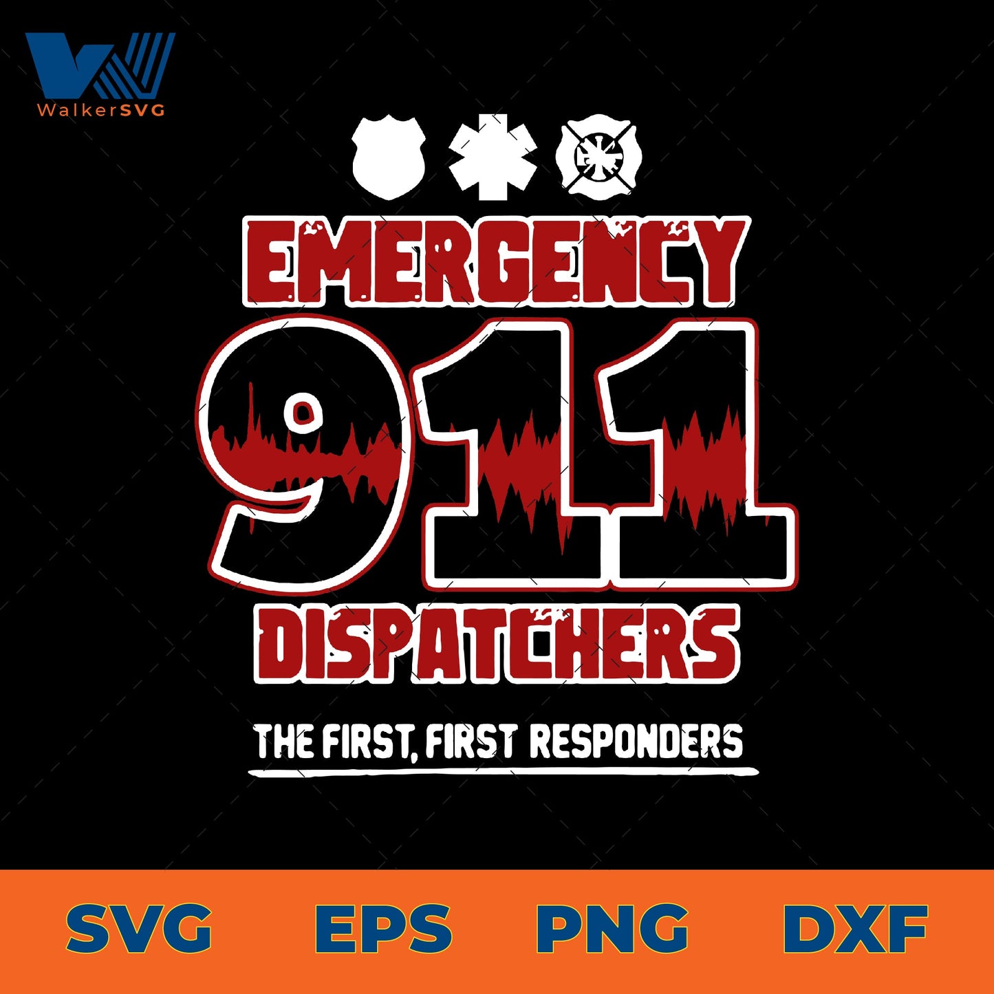 Emergency 911 Dispatchers, The First First Responders SVG
