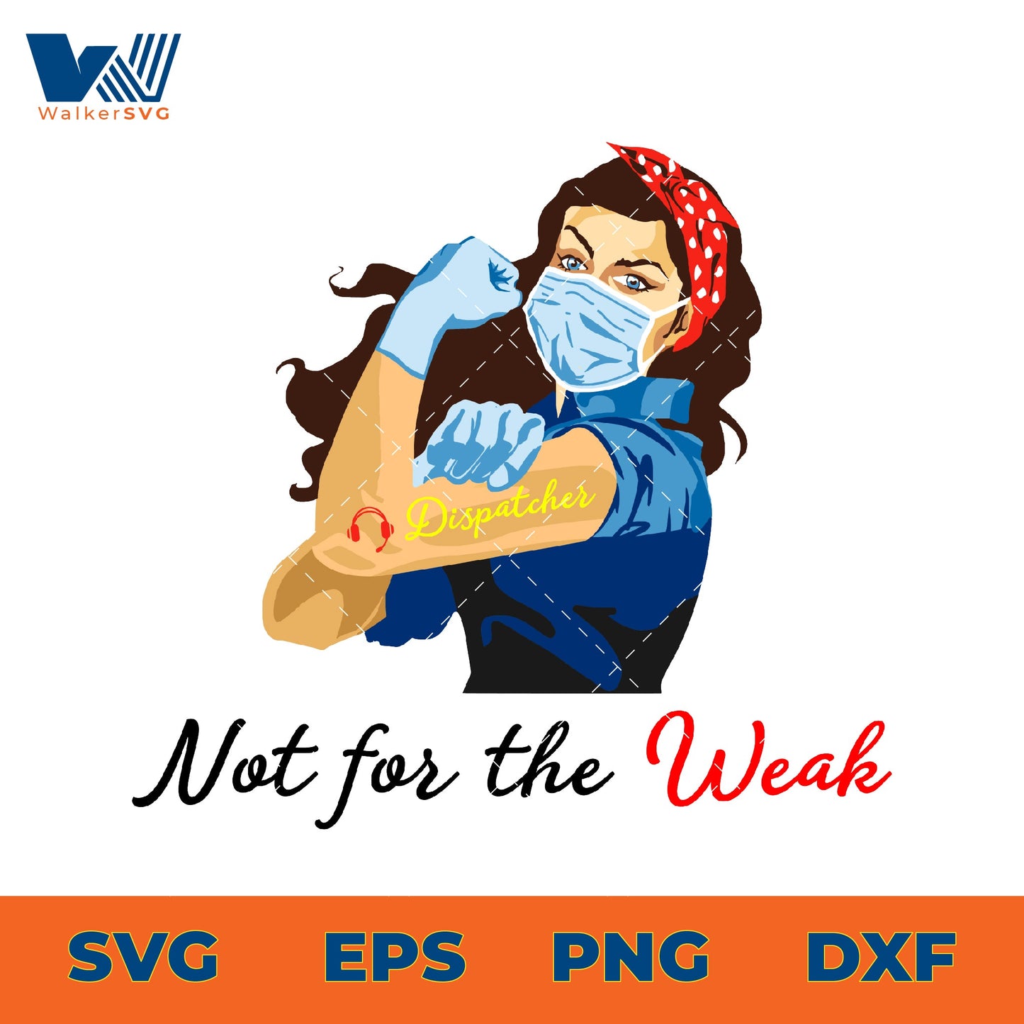 911 Dispatcher, Not For The Weak SVG