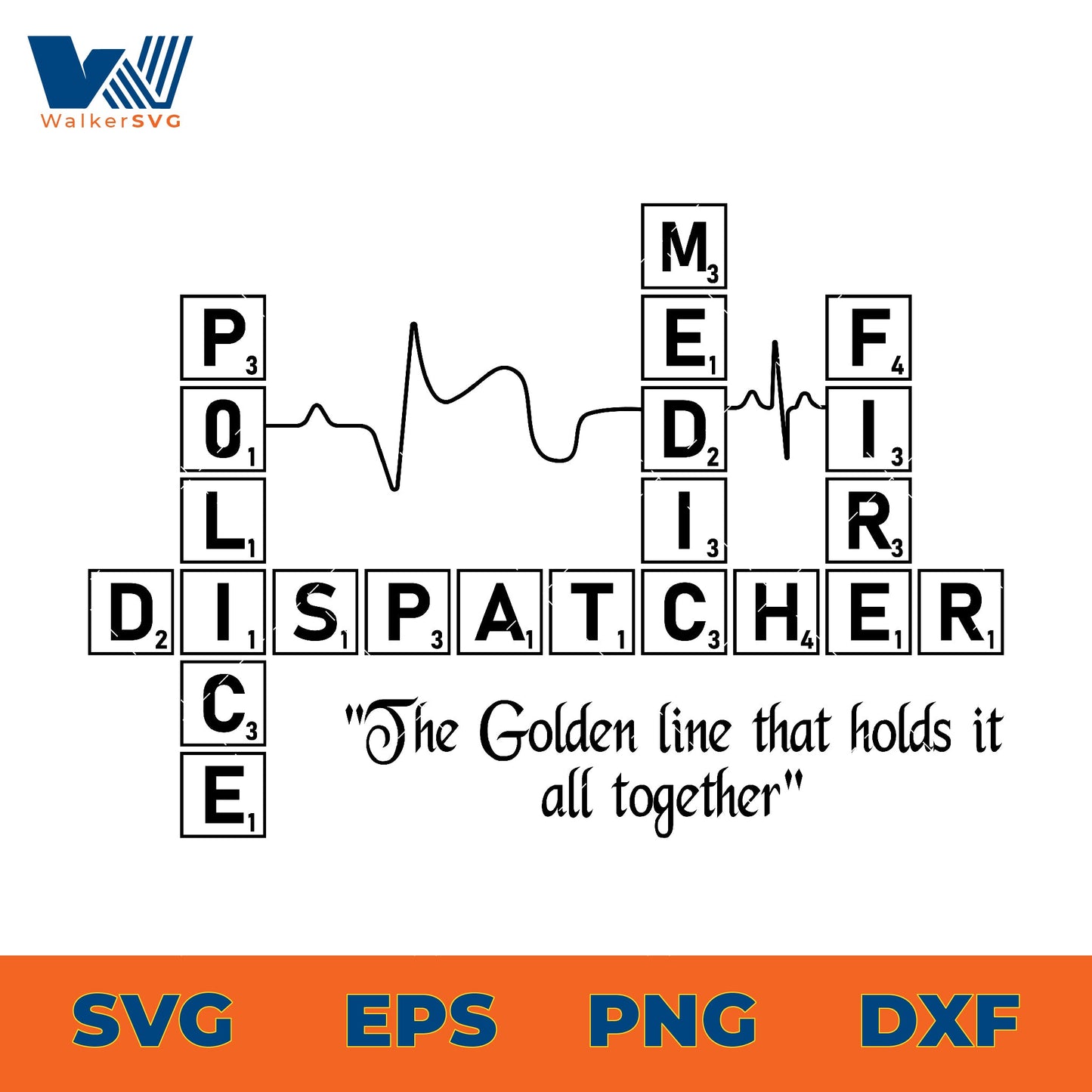 Dispatcher, The Golden Line That Holds It All Together SVG
