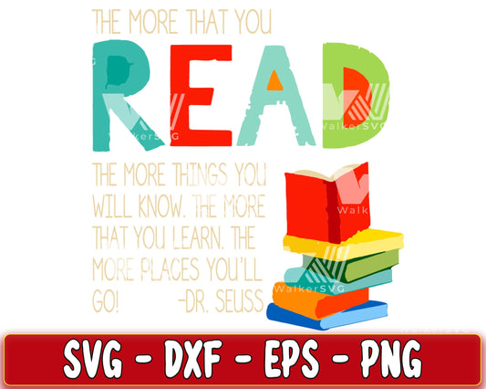 The more thay you READ SVG, EPS, PNG, DXF , cricut , file cut, for Cricut, Silhouette , digital download, Instant Download