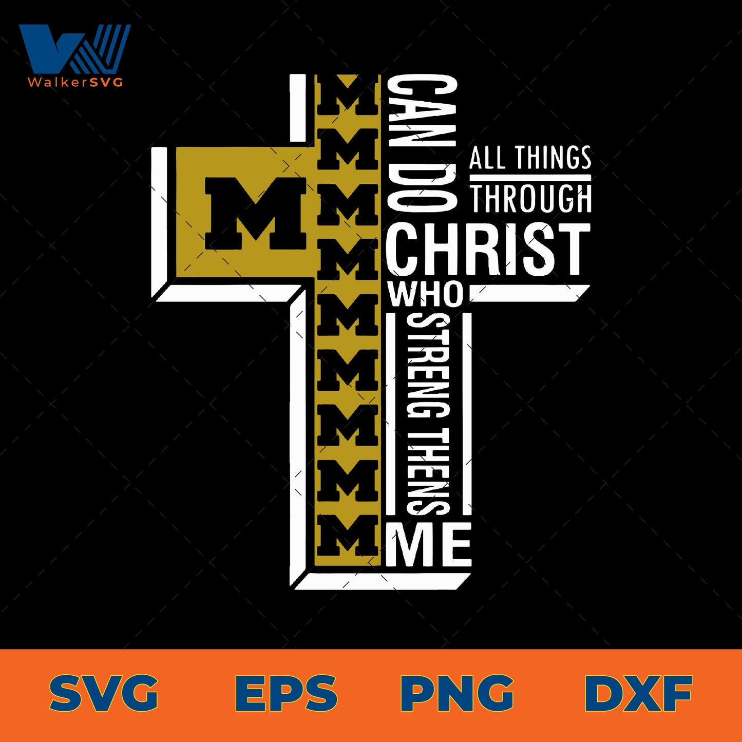 Can Do All Things Through Christ Who Strengthens Me SVG