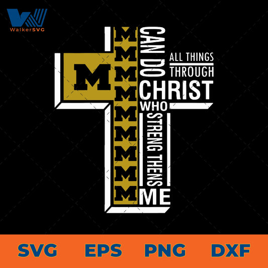 Can Do All Things Through Christ Who Strengthens Me SVG