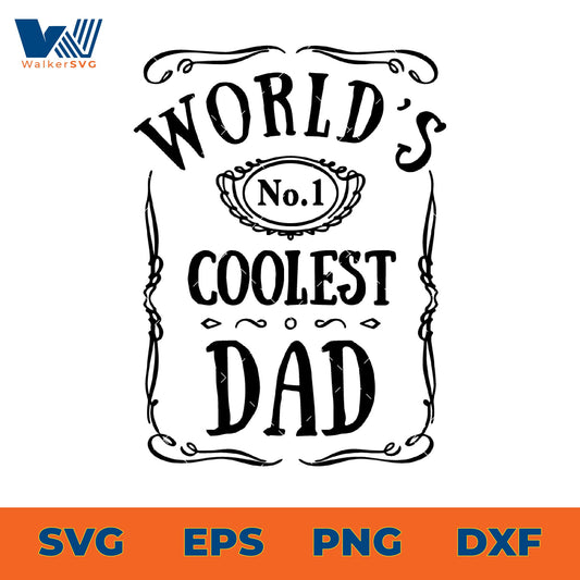 World's Coolest Dad SVG