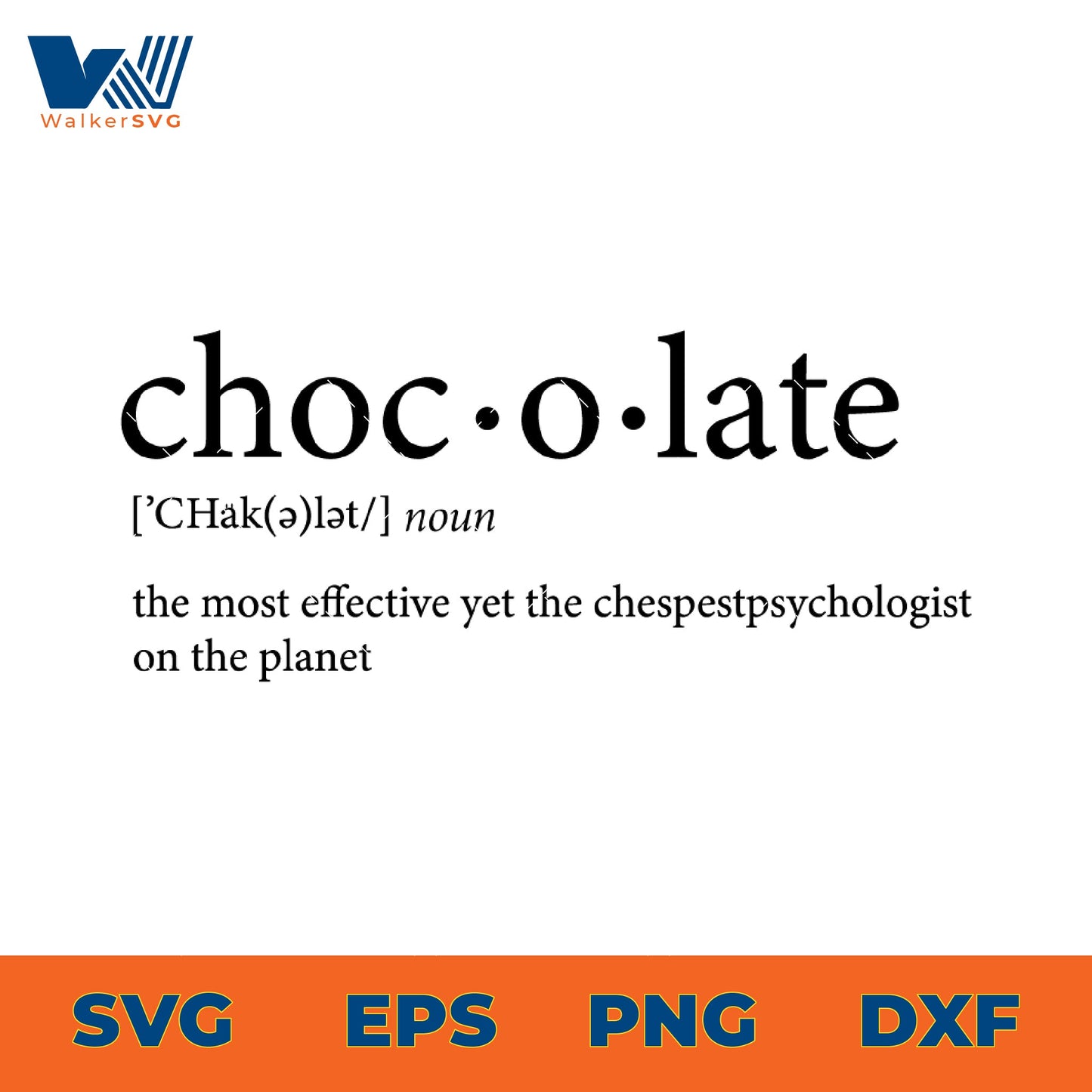 Funny Chocolate Definition SVG