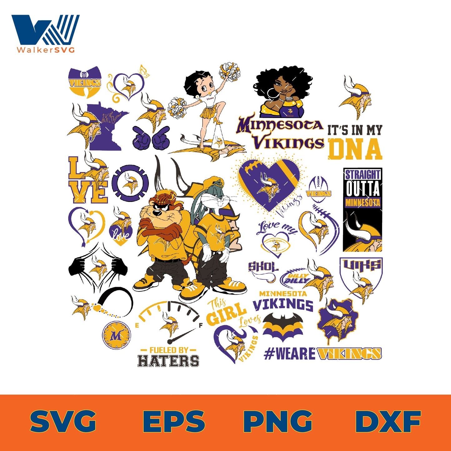 Minnesota Vikings SVG Bundle