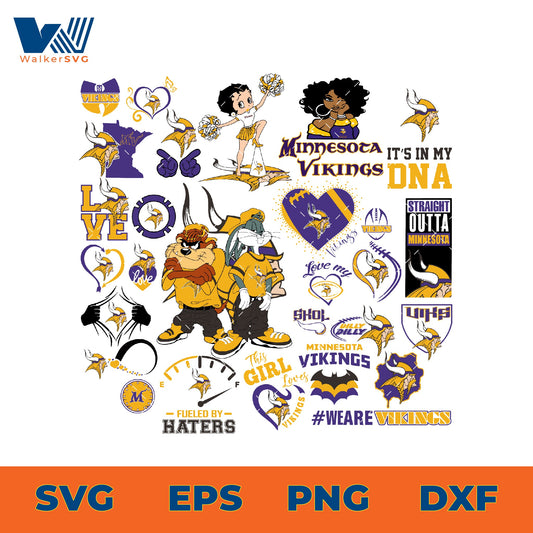 Minnesota Vikings SVG Bundle