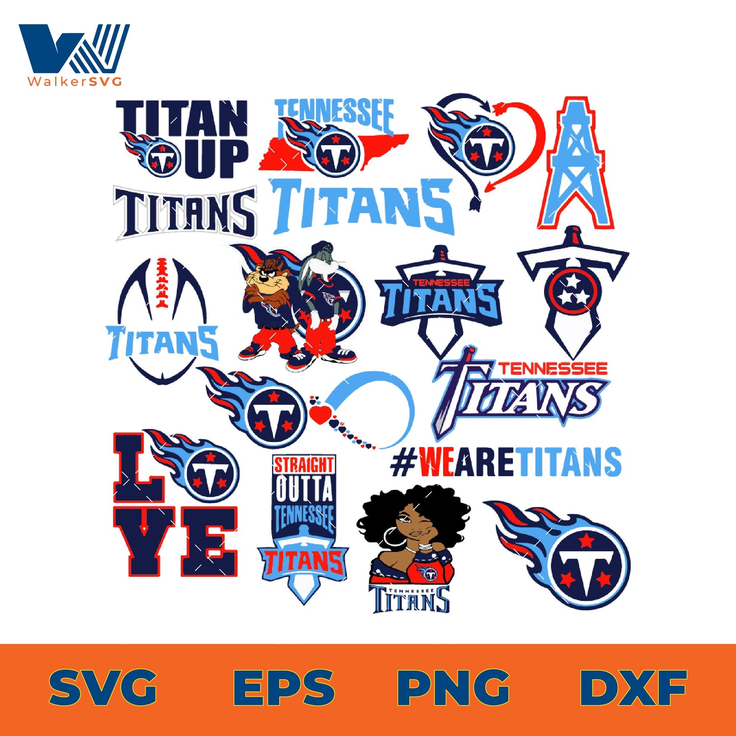 Tennessee Titans SVG Bundle